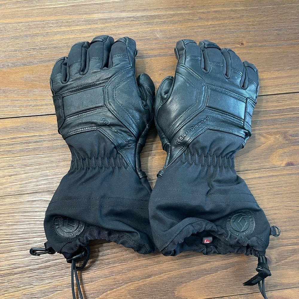 Black Diamond women’s guide gloves, XS